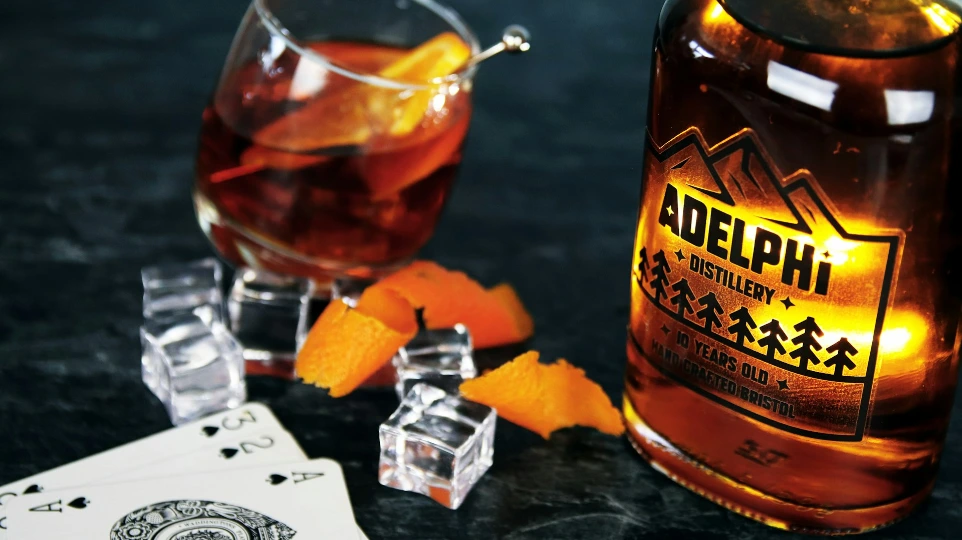 a bottle of alcohol